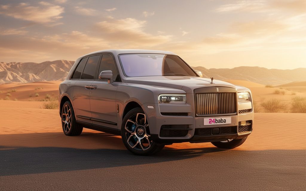 RollsRoyce Cullinan 2024 Grey cover image – rental in Dubai