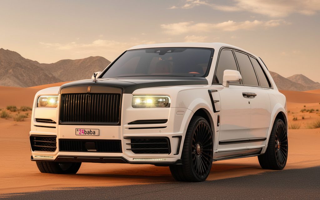 RollsRoyce Cullinan 2021 White cover image – rental in Dubai