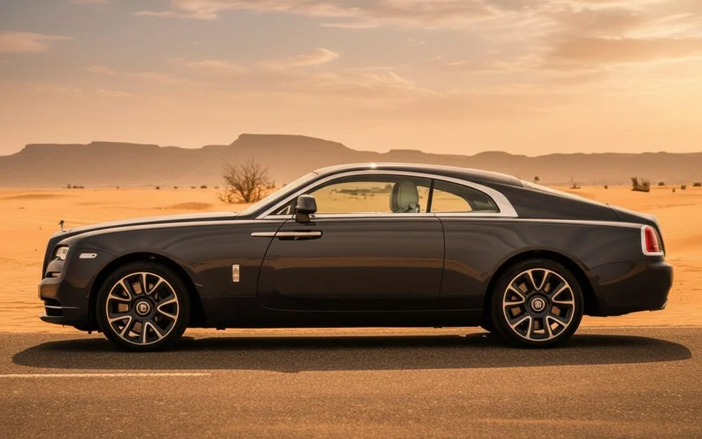 RollsRoyce Wraith 2020 Black side profile