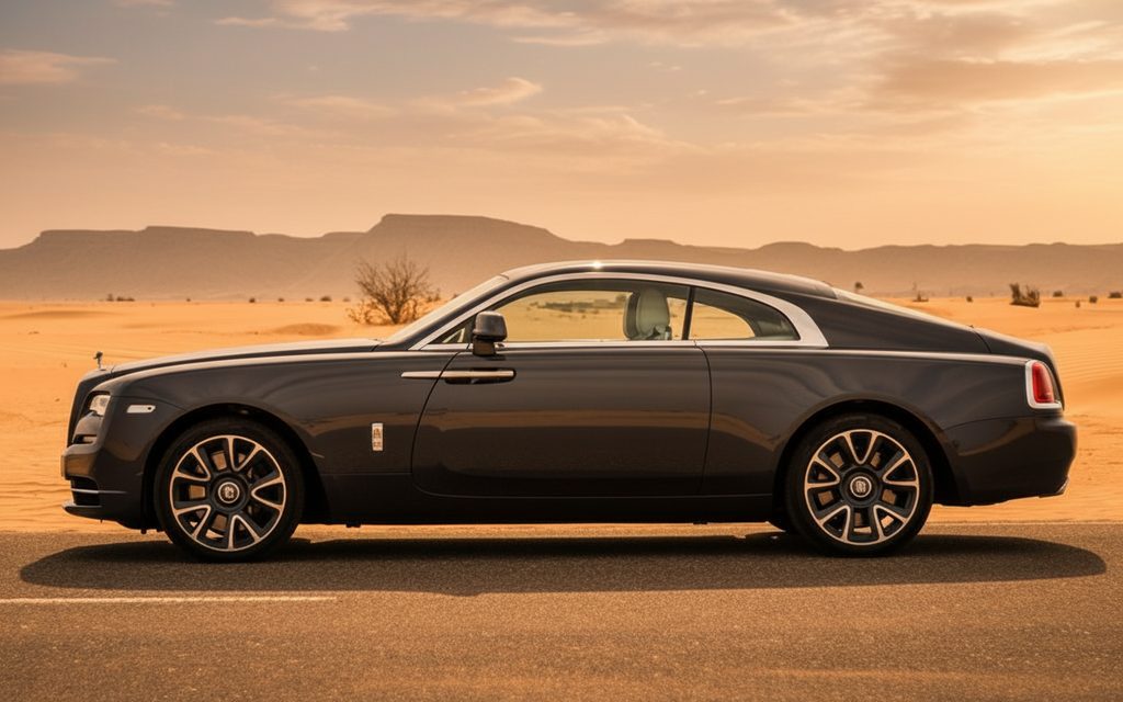 RollsRoyce Wraith 2020 Black side profile
