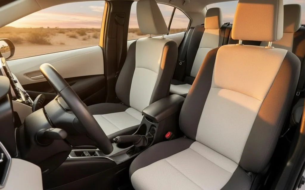 Toyota Corolla 2025 leather seats and cabin