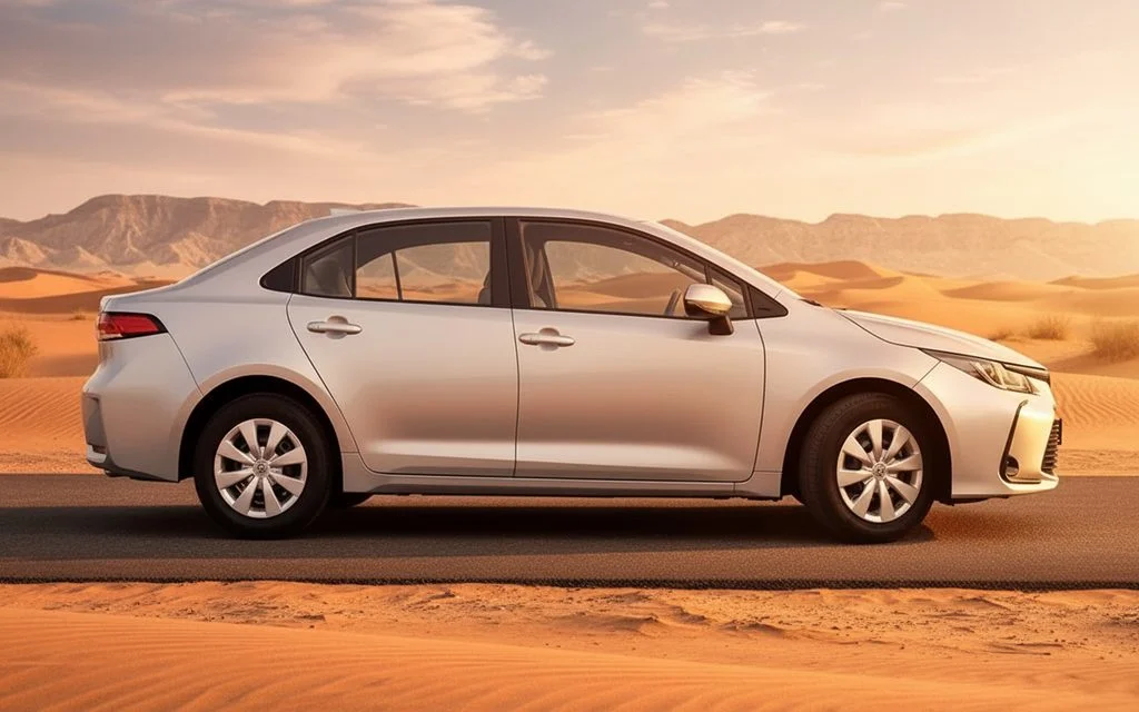 Toyota Corolla 2025 Silver side profile