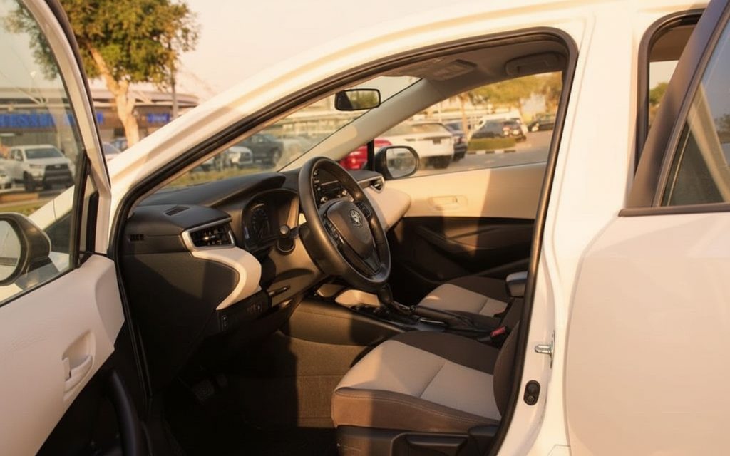 Toyota Corolla 2021 interior view showing trim