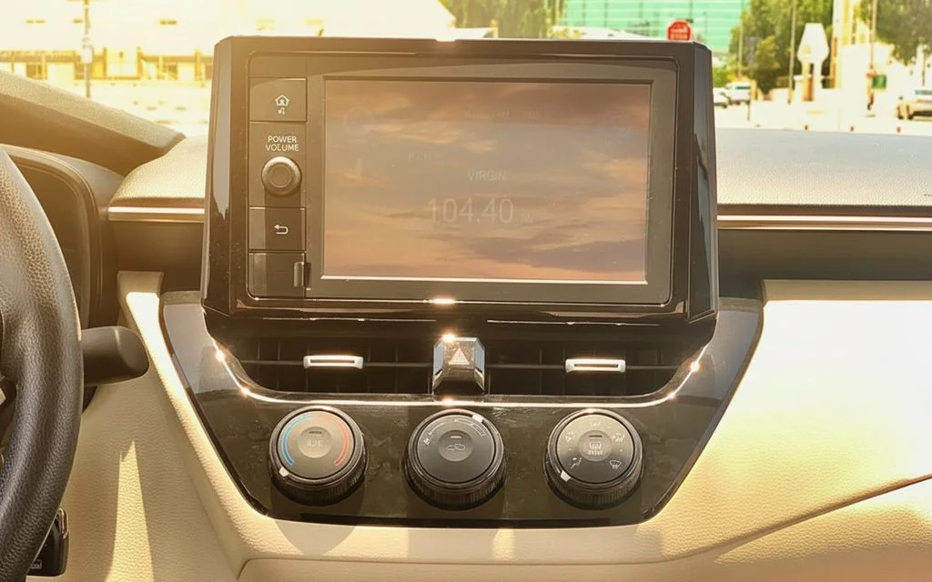 Toyota Corolla 2023 interior view showing trim