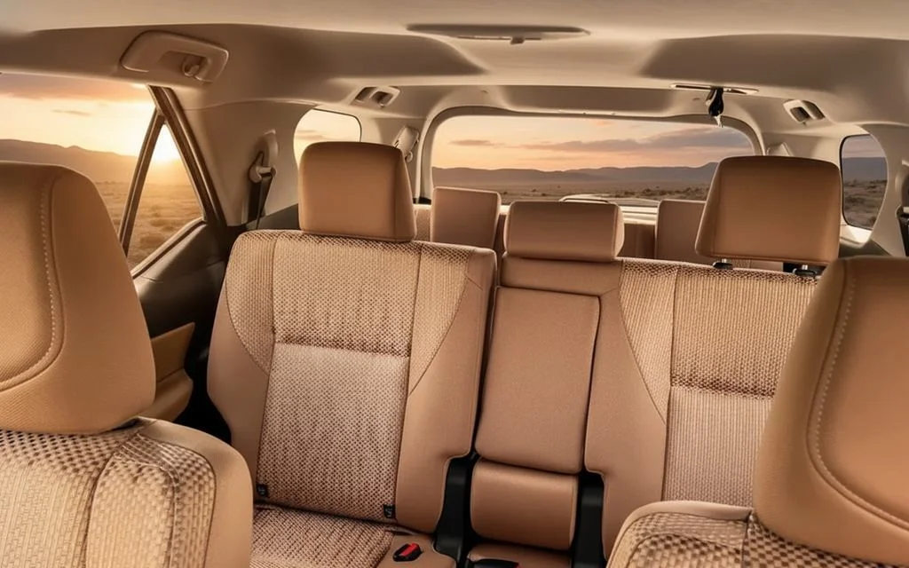 Toyota Fortuner 2024 leather seats and cabin