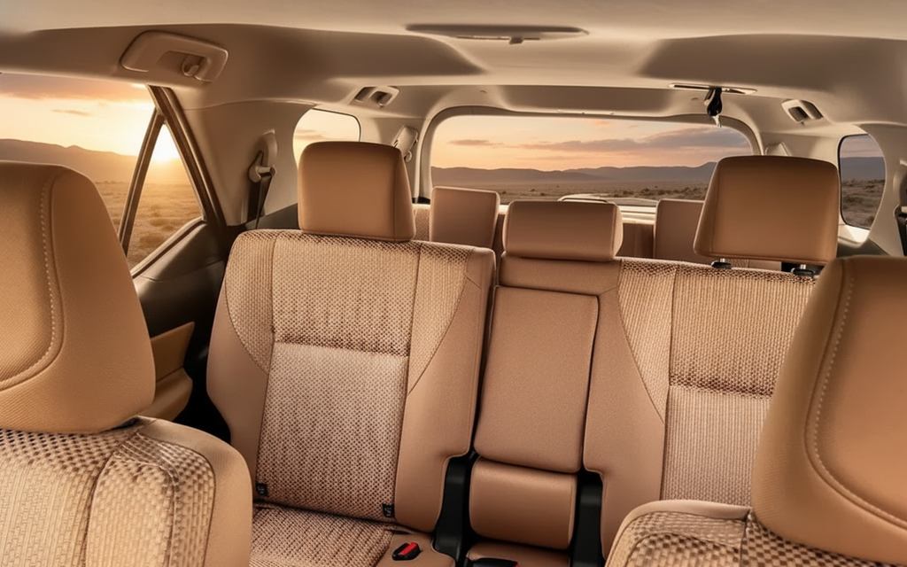 Toyota Fortuner 2024 leather seats and cabin