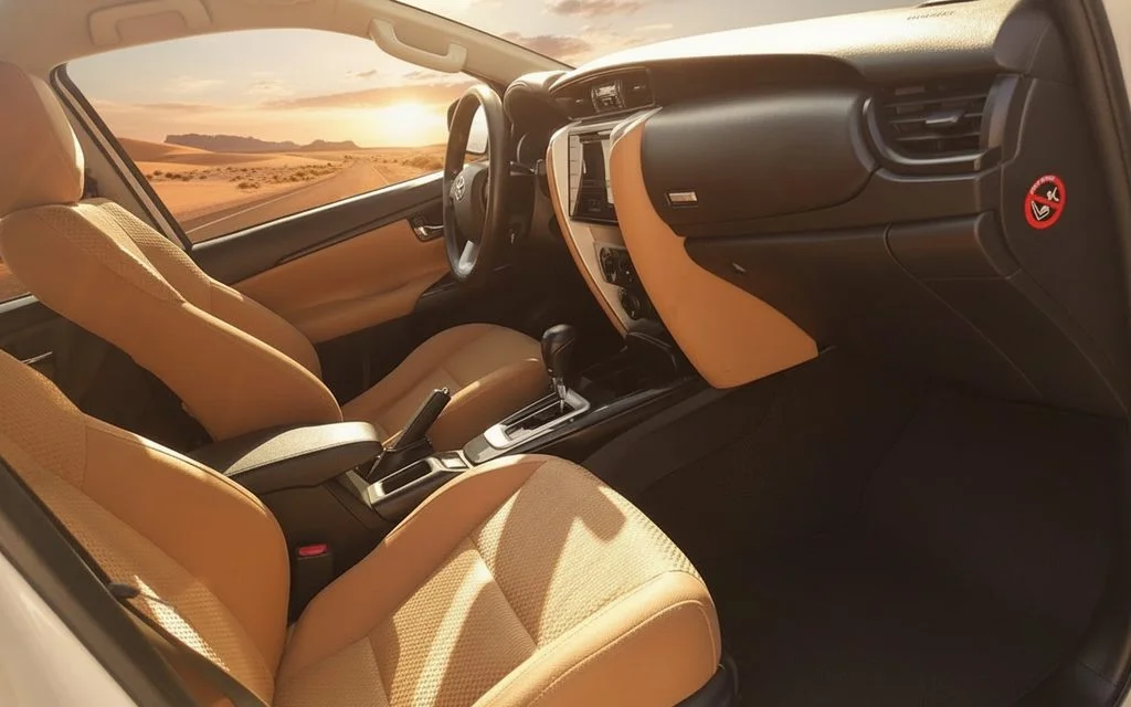 Toyota Fortuner 2025 interior view showing trim
