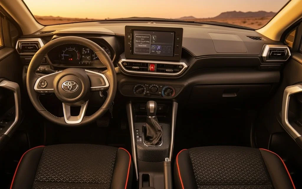 Toyota Raize 2023 interior view showing trim