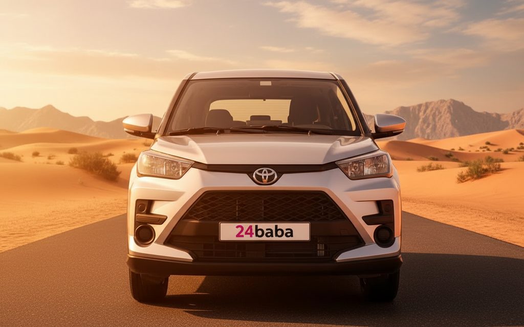 Toyota Raize 2023 Silver front view with headlights