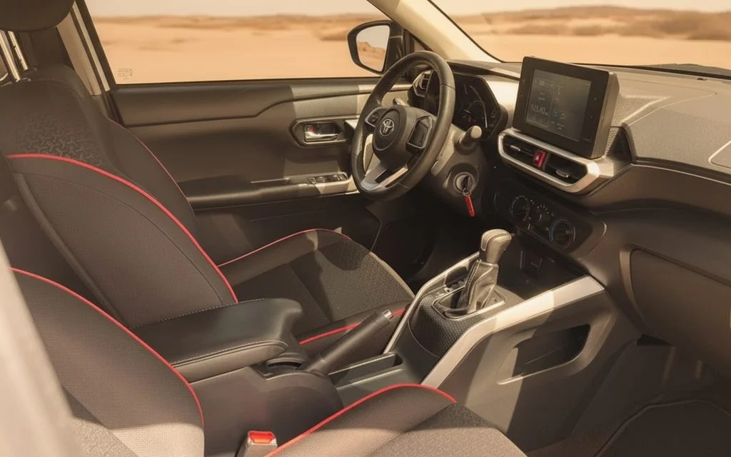 Toyota Raize 2024 interior view showing trim