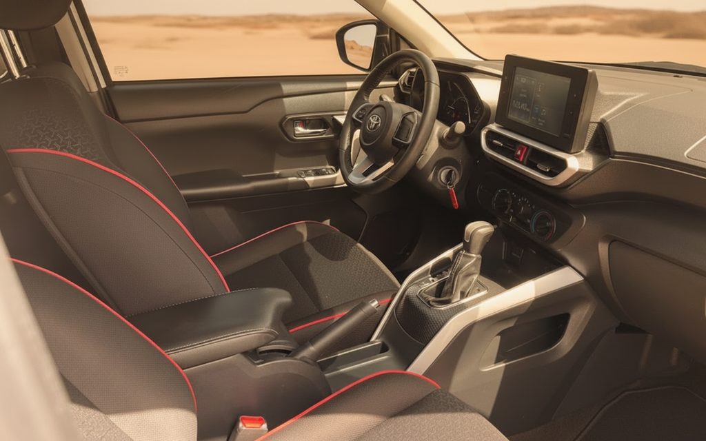 Toyota Raize 2024 interior view showing trim