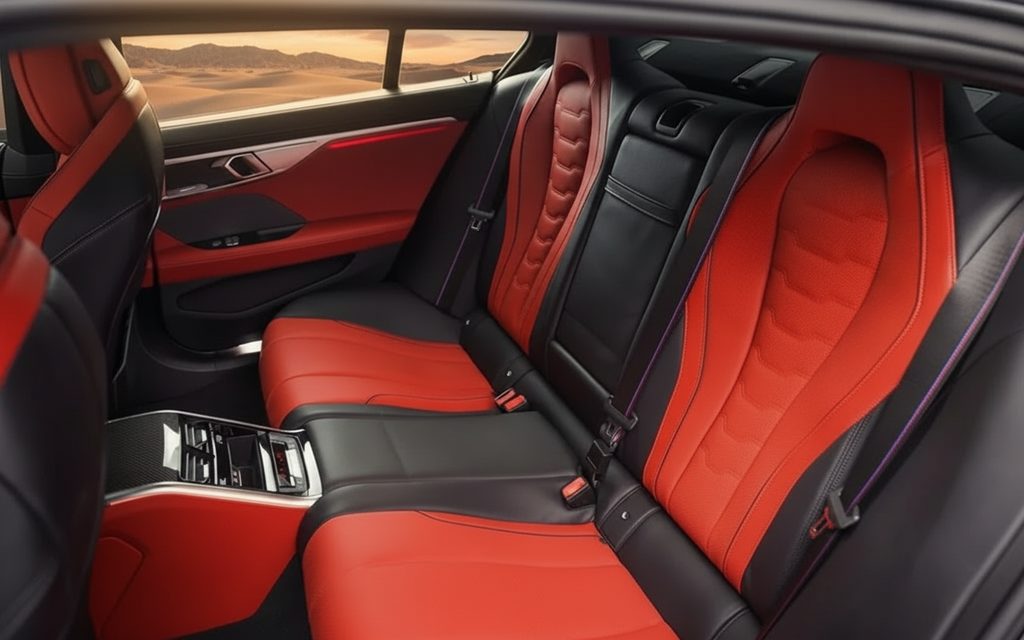 Bmw 840 2024 leather seats and cabin – rental in Dubai