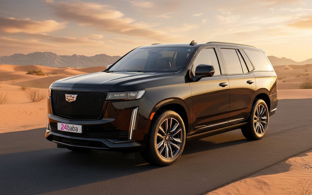 Cadillac Escalade 2023 Black cover image – rental in Dubai