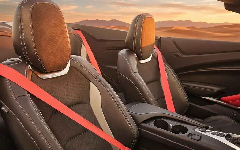 Chevrolet Camaro 2024 leather seats and cabin