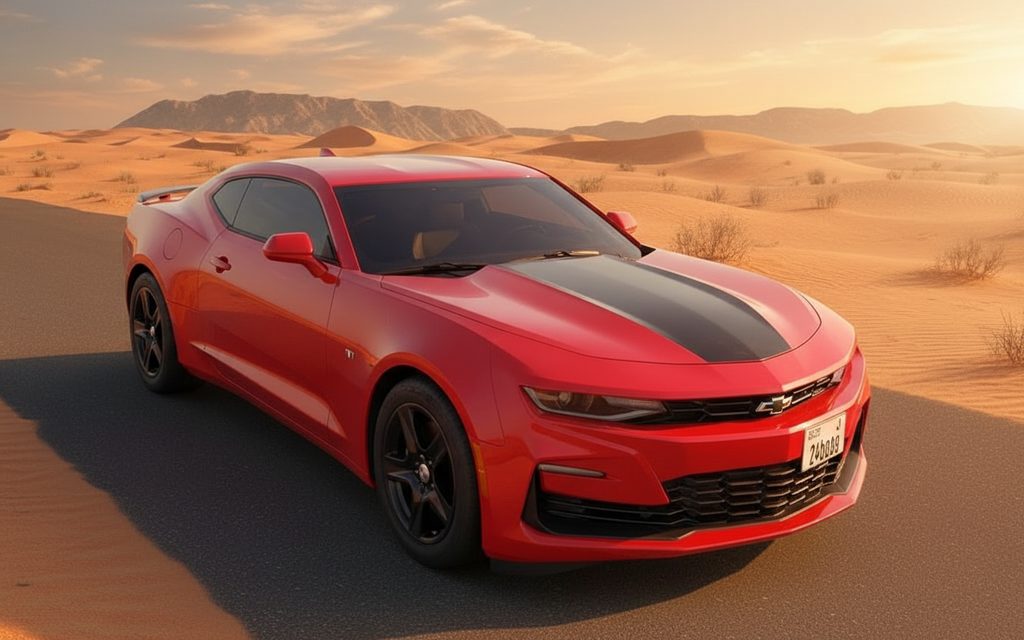 Chevrolet Camaro 2020 Red front view with headlights