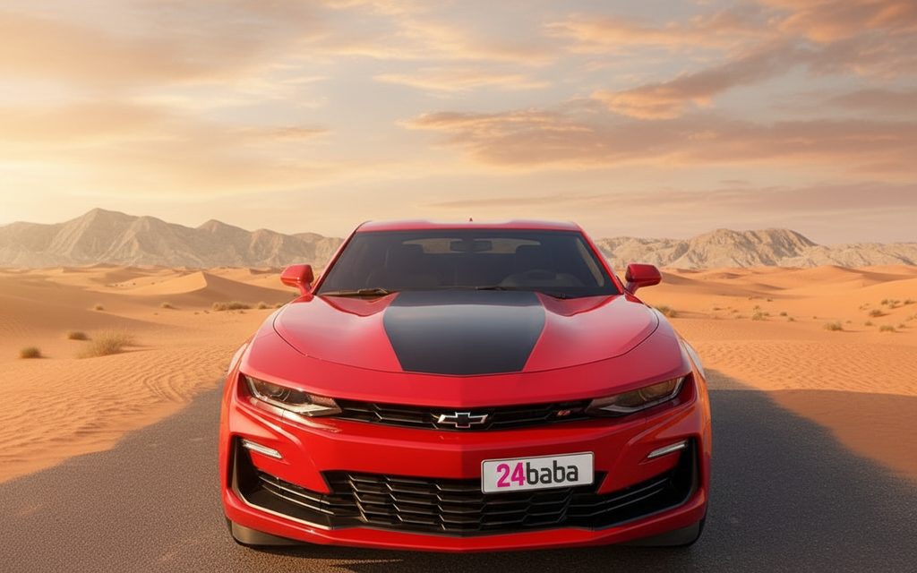 Chevrolet Camaro 2020 Red front view with headlights