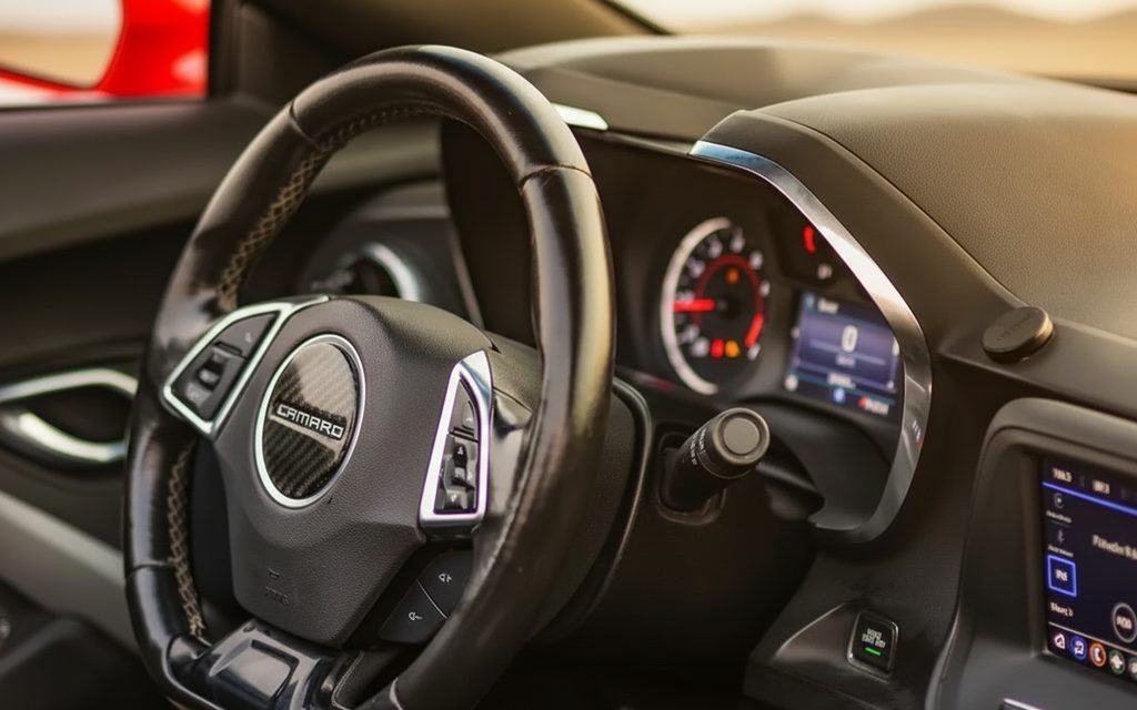 Chevrolet Camaro 2021 interior view showing trim