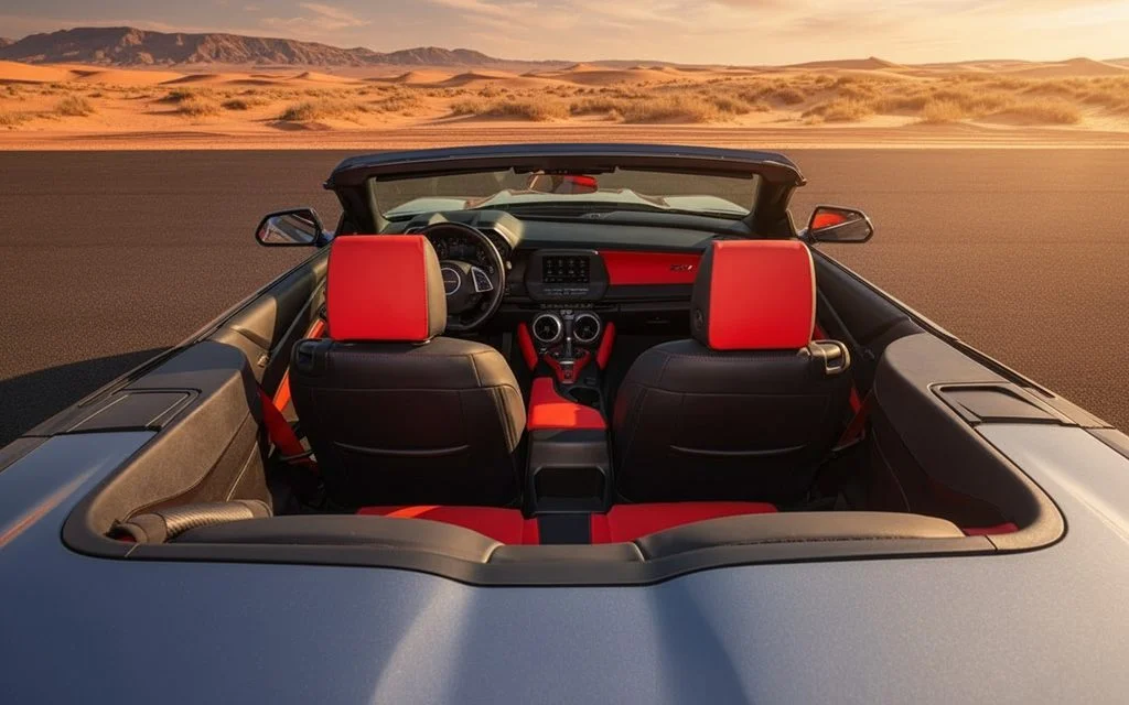 Chevrolet Camaro 2022 leather seats and cabin