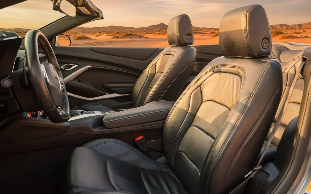 Chevrolet Camaro 2024 leather seats and cabin