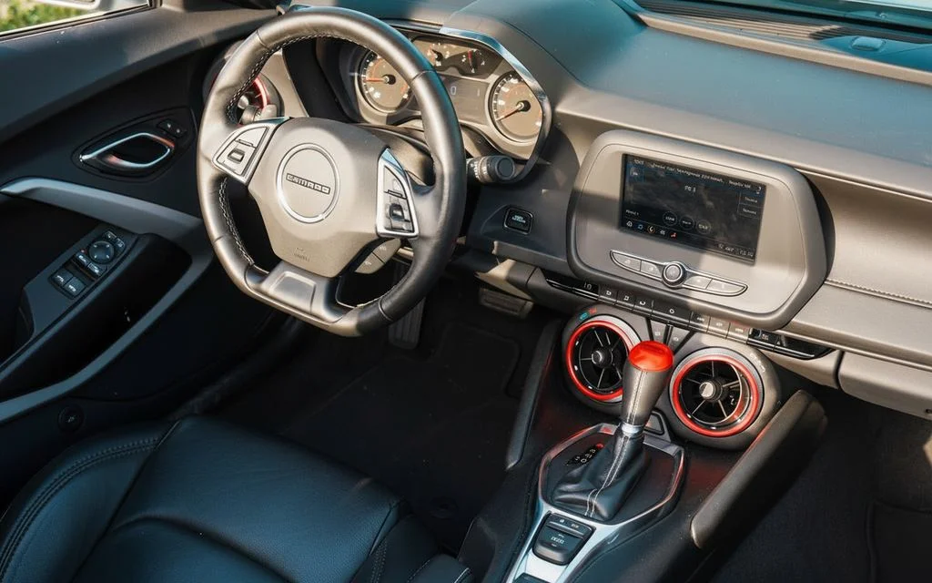 Chevrolet Camaro 2024 interior view showing trim