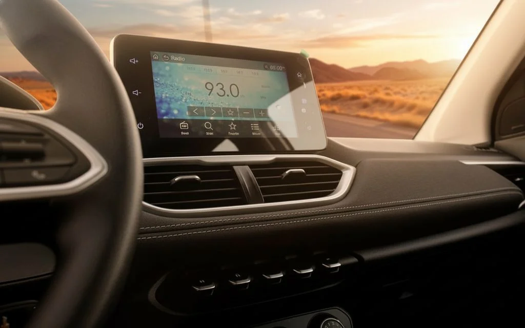 Chevrolet Captiva 2023 interior view showing trim – rental in Dubai