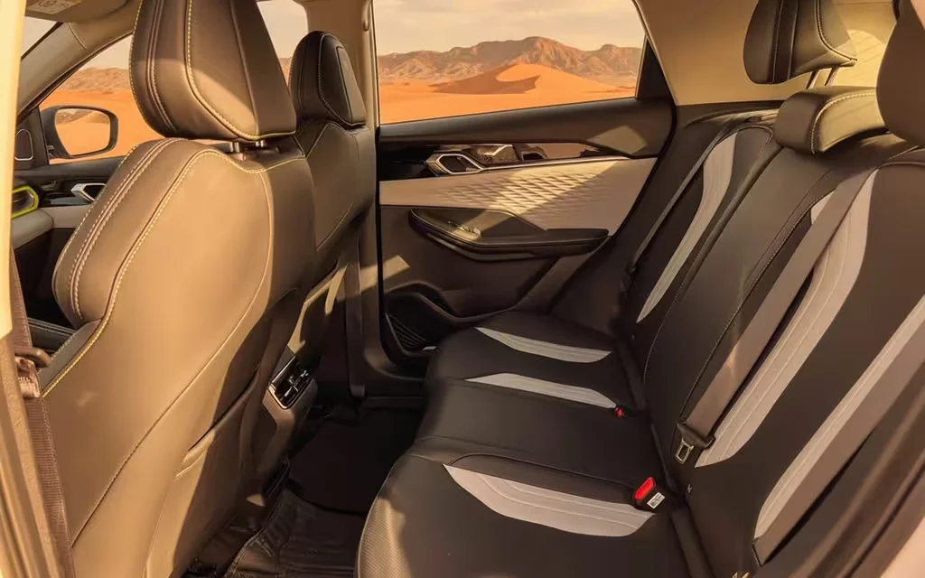 Geely Coolray 2025 leather seats and cabin – rental in Dubai