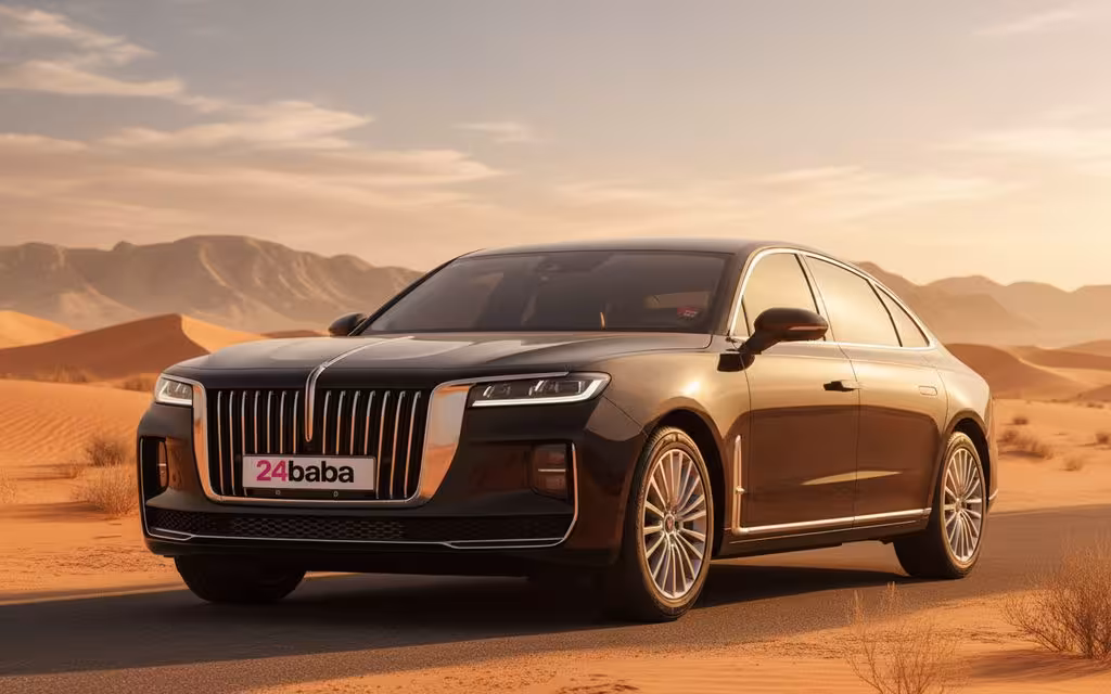 Hongqi H9 2023 Black cover image – rental in Dubai