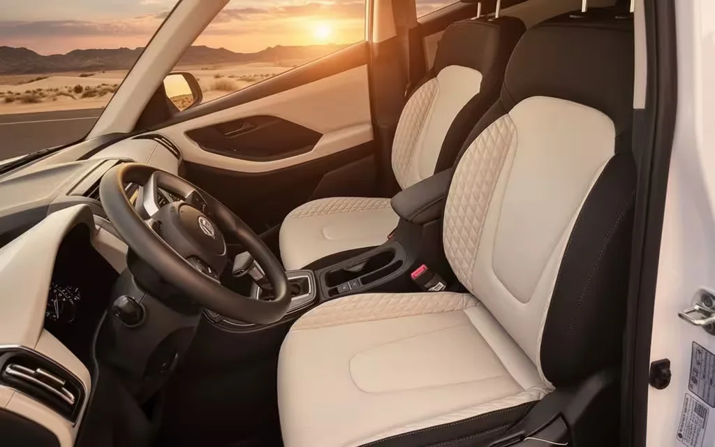 Hyundai Creta 2023 interior view showing trim – rental in Dubai