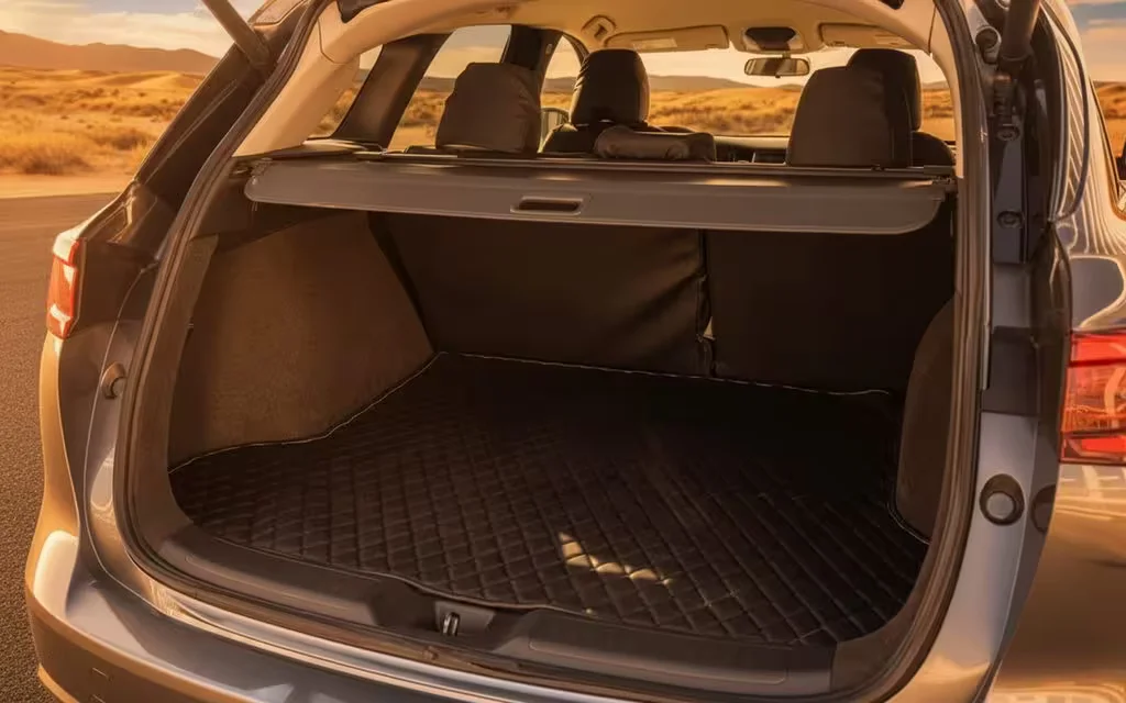 Infiniti Qx50 2021 interior view showing trim – rental in Dubai