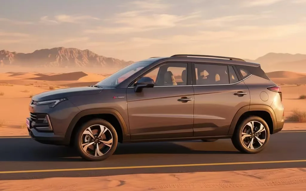 Jac Js4 2023 Grey side profile – rental in Dubai