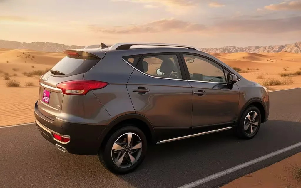 Jac S3 2023 Grey side profile – rental in Dubai