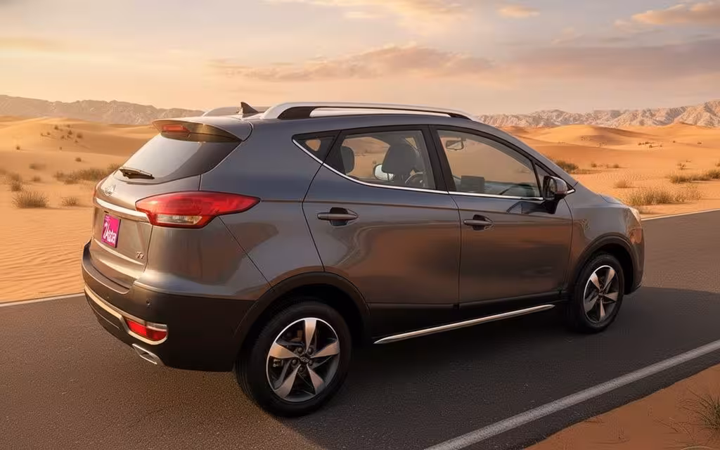 Jac S3 2023 Grey side profile – rental in Dubai