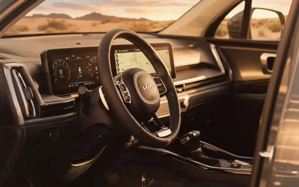 Kia Sorento 2025 dashboard and infotainment