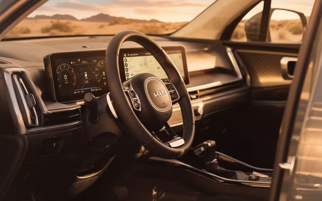 Kia Sorento 2025 dashboard and infotainment