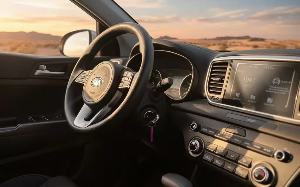 Kia Sportage 2021 dashboard and infotainment