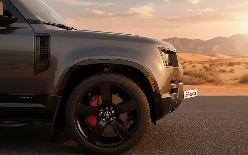 LandRover Defender 2024 alloy wheel close up