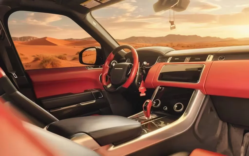 LandRover RangeRoverSvr 2020 interior view showing trim – rental in Dubai