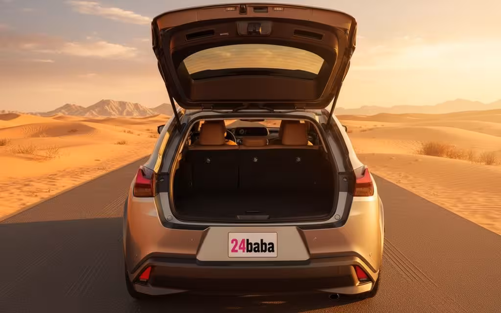 Lexus Ux 2021 rear view showing taillights – rental in Dubai