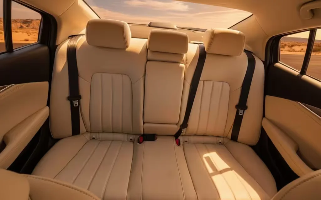 Mazda 6 2024 leather seats and cabin – rental in Dubai