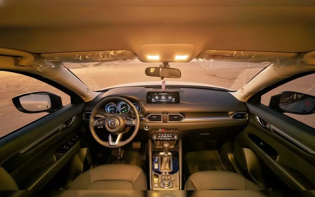 Mazda Cx 5 2025 dashboard and infotainment – rental in Dubai