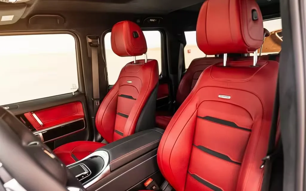 Mercedes G63 2025 leather seats and cabin