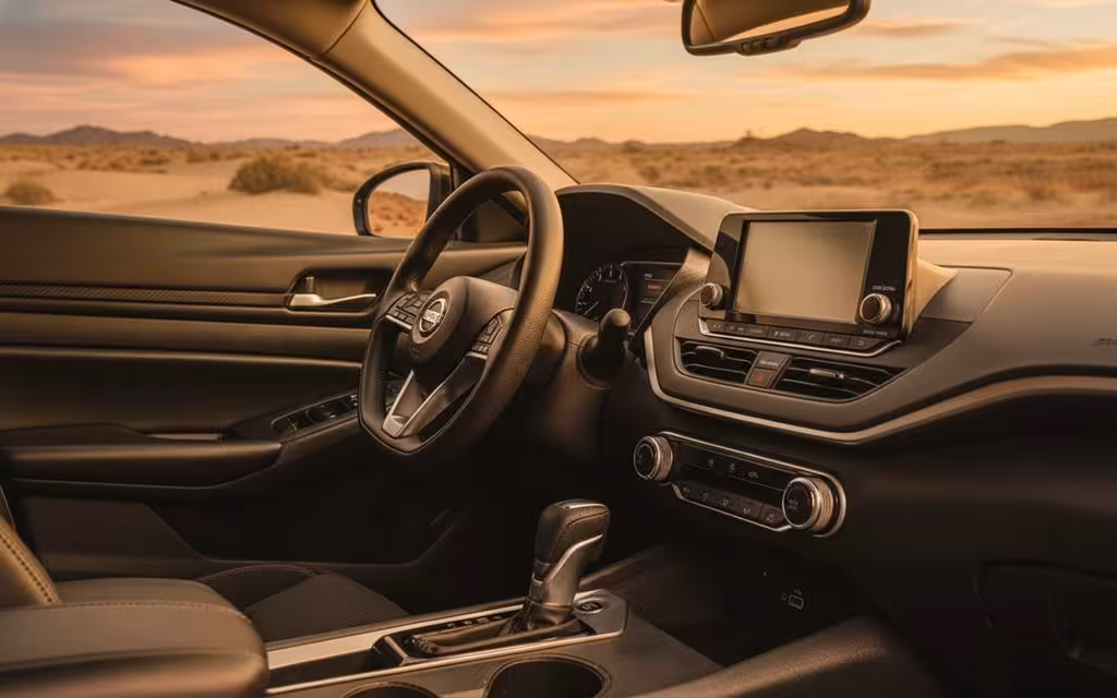 Nissan Altima 2022 interior view showing trim