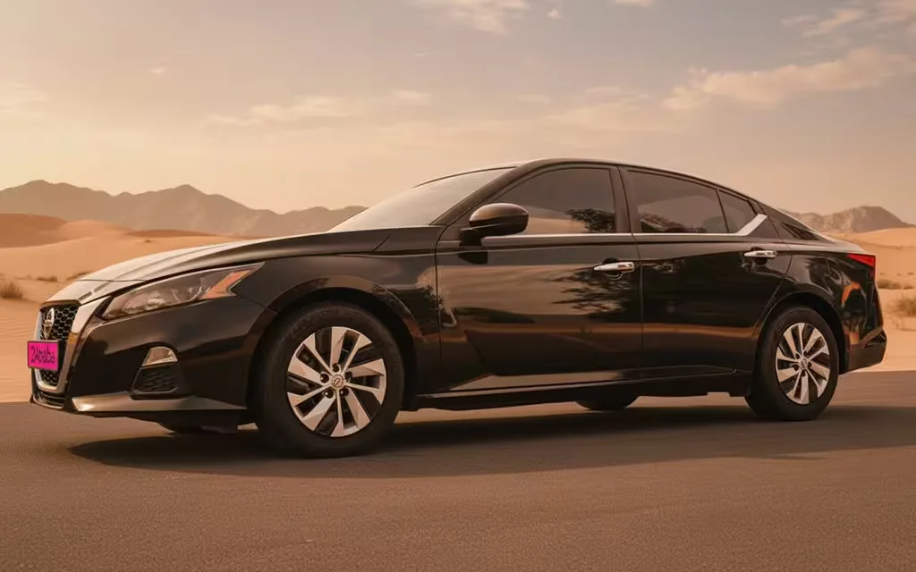 Nissan Altima 2022 Black side profile