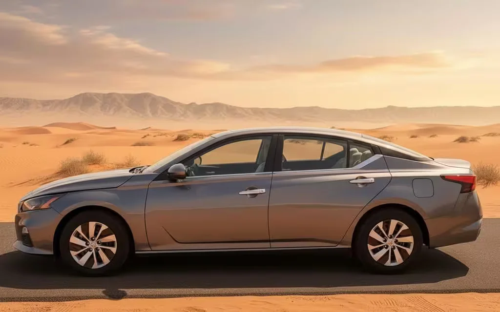 Nissan Altima 2023 Silver side profile