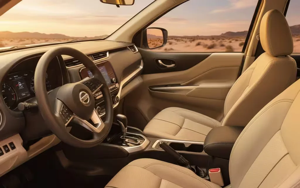 Nissan X Terra 2023 interior view showing trim – rental in Dubai