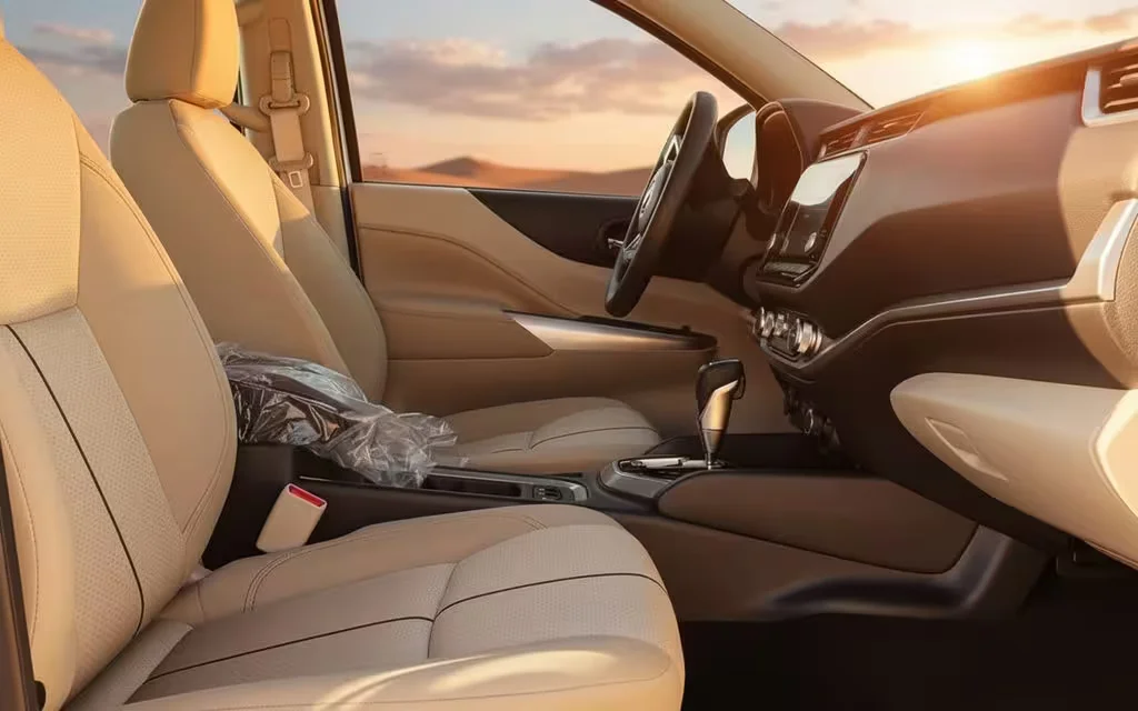 Nissan X Terra 2024 interior view showing trim – rental in Dubai