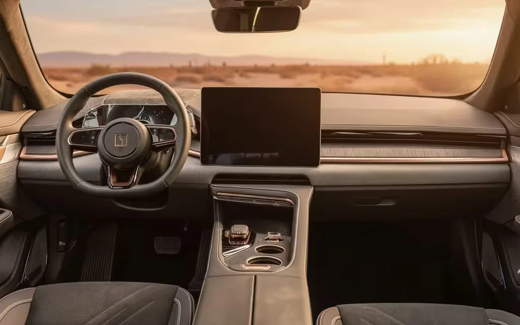 Zeekr 001 2025 dashboard and infotainment – rental in Dubai